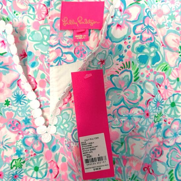 NWT Lilly Pulitzer Braylin shift dress in love bug $198 size 4 - Picture 4 of 9